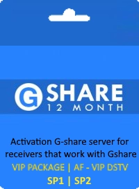 G-Share Server activation | F-share | VIP PACKAGE | AF-VIP subscription